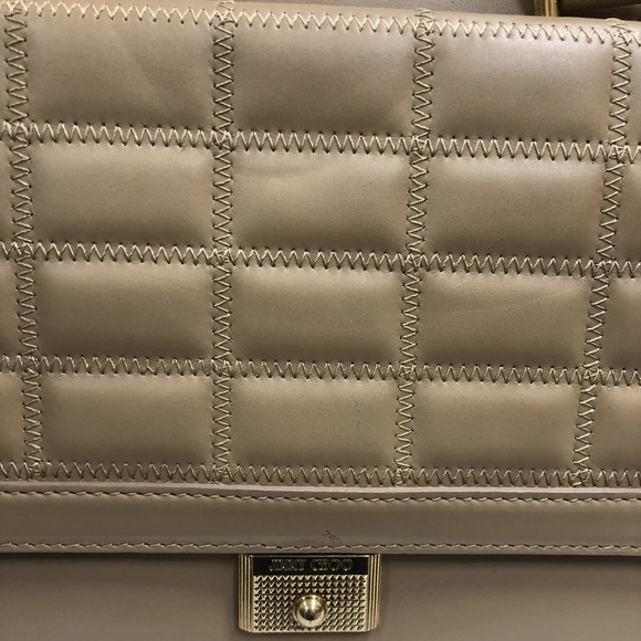 NEW JIMMY CHOO Catherine Satchel Box Bag Calfskin - Picture 2 of 8